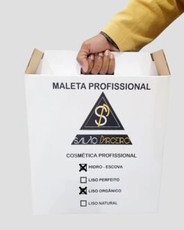 MALETA PROFISSIONAL : Hidro-Escova +Liso Orgânico